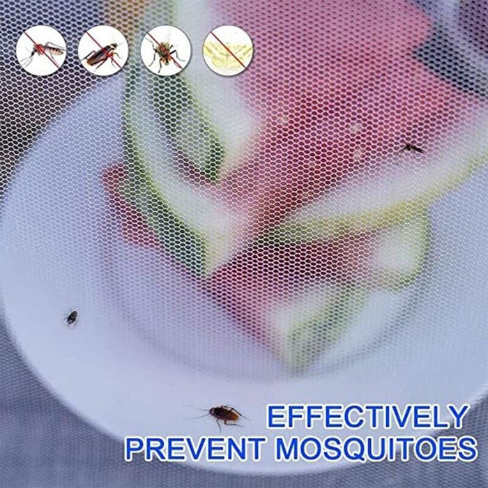 6pcs Pop Up Mesh Food Covers Umbrella Net Tent for Outdoor Dining