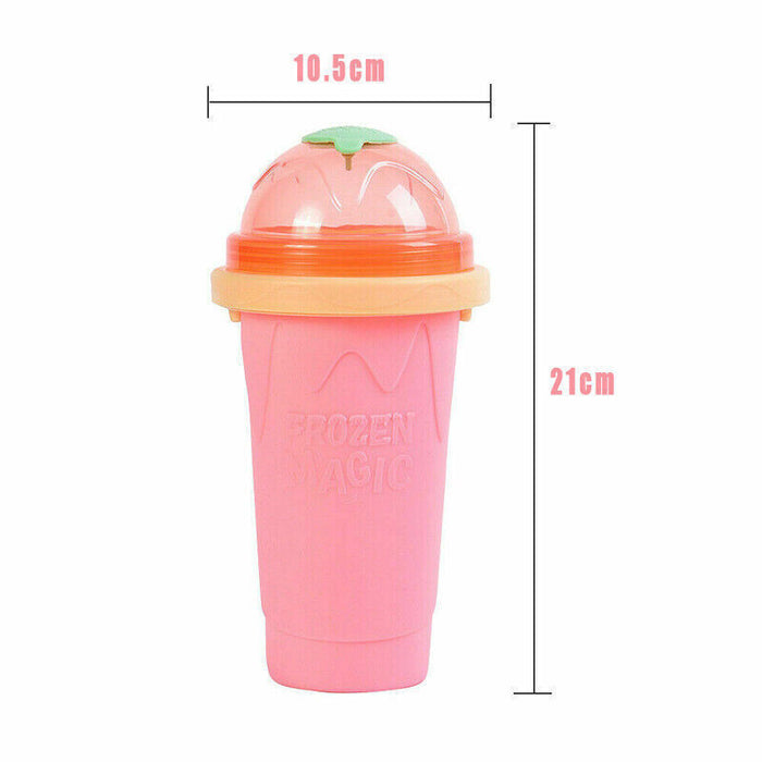 Slushie Maker Cup Quick Freeze Silicone Magic Ice Cream Milkshake Cup