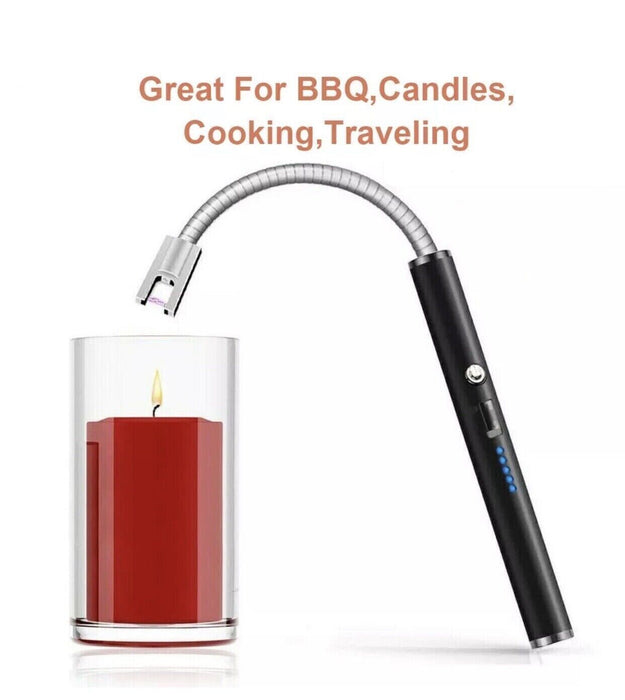 USB Rechargeable Plasma Arc Lighter with 360° Flexible Neck