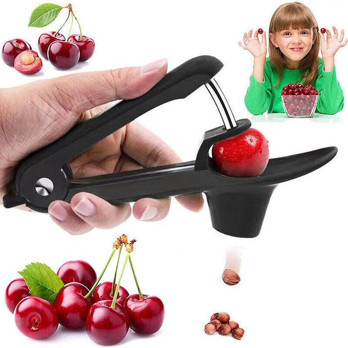 Cherry Pitter Tool One-Hand Operation ABS Stainless Steel 20 x 6.5 x 5 cm