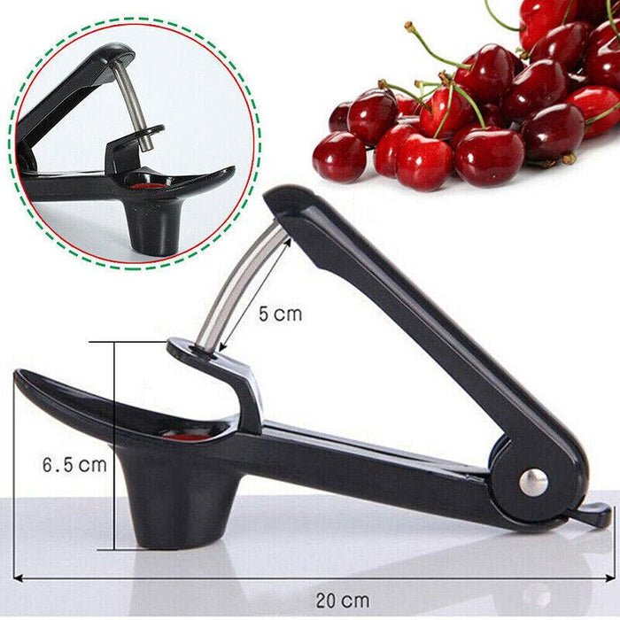 Cherry Pitter Tool One-Hand Operation ABS Stainless Steel 20 x 6.5 x 5 cm