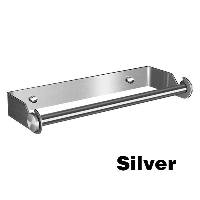 Stainless Steel Paper Towel Holder Wall Mounted Rack