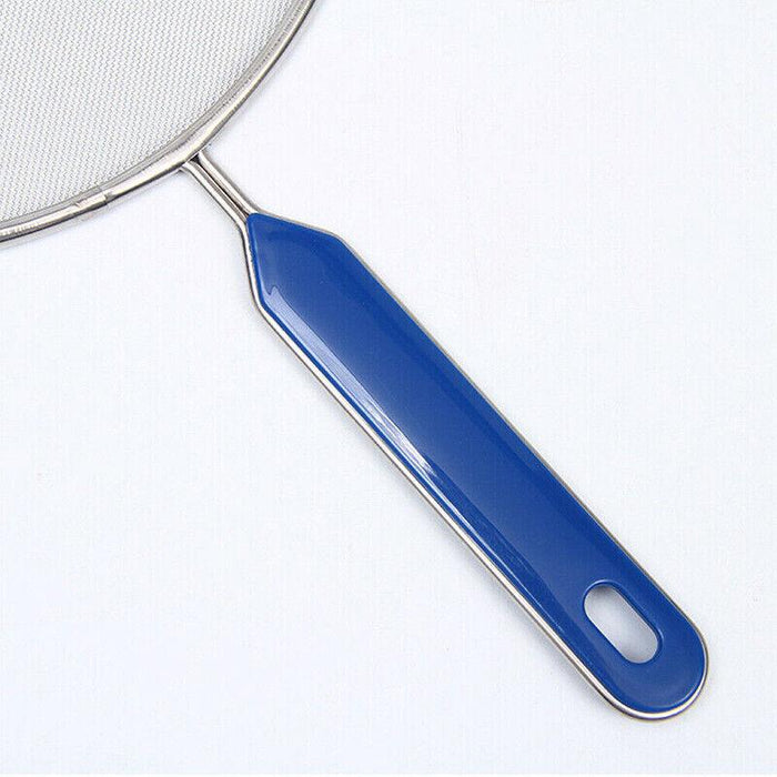Stainless Steel Splatter Screen Oil Guard Pan Cover for Frying