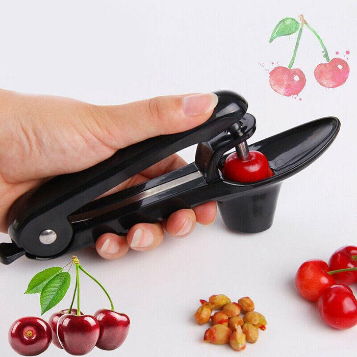 Cherry Pitter Tool One-Hand Operation ABS Stainless Steel 20 x 6.5 x 5 cm