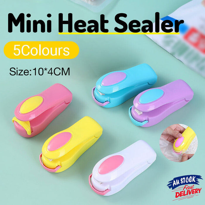 Mini Portable Heat Sealer Bag Resealer ABS Material Magnetic Design