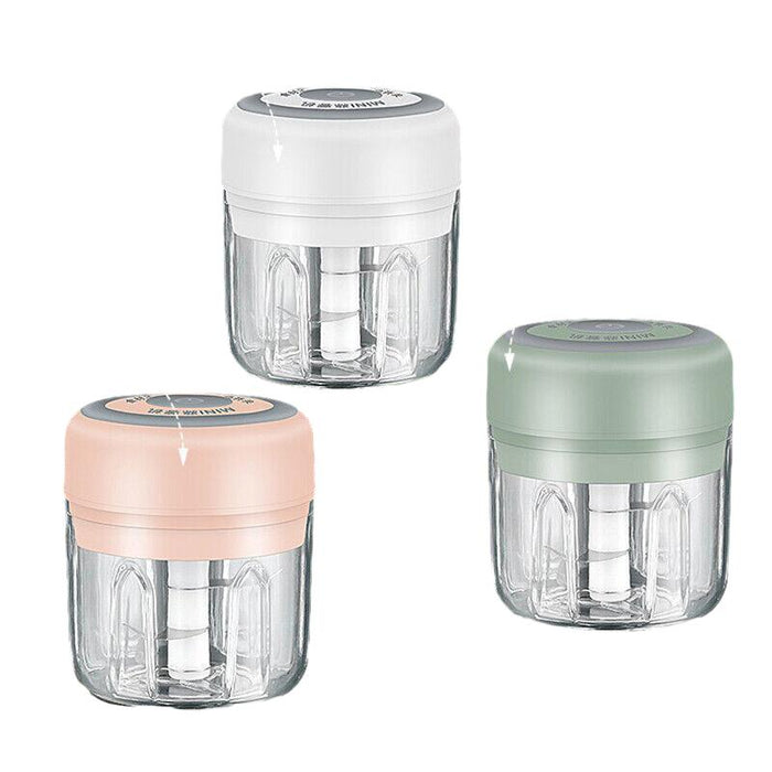 Mini Electric Garlic Chopper,250ml, Rechargeable Food Processor