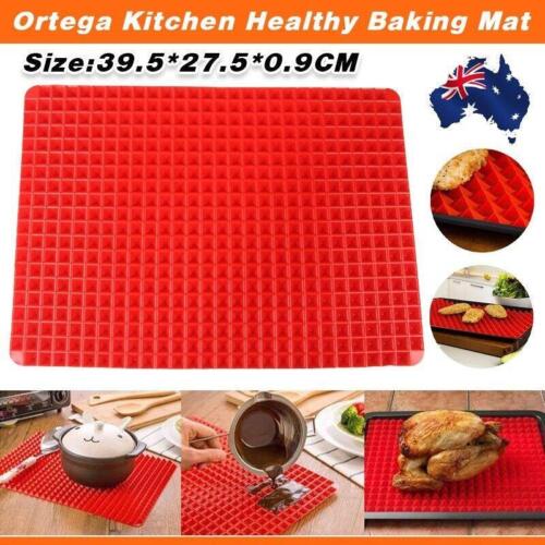 Non-Stick Silicone Baking Mat Oven Liner Reusable 39.5 x 27.5 cm Food-Grade