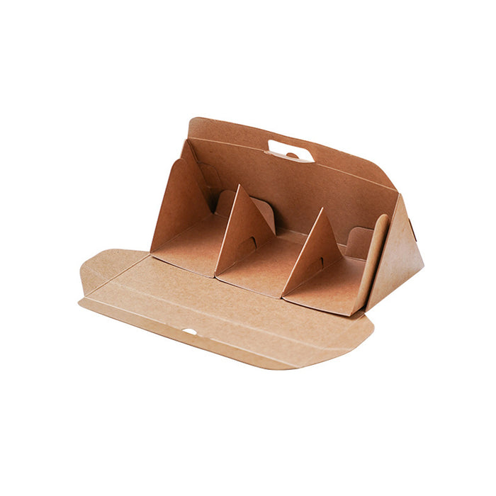 20 Pcs Triangle Cake Boxes for Sandwich and Small Food Packaging in 2 Colors 2 Sizes