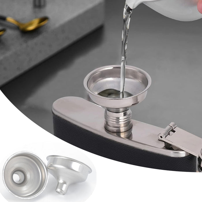 10pcs Stainless Steel Small Funnel Set for Bottle and Spice Filling