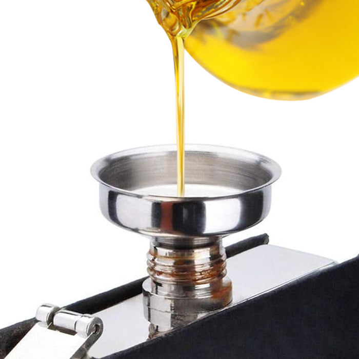 10pcs Stainless Steel Small Funnel Set for Bottle and Spice Filling
