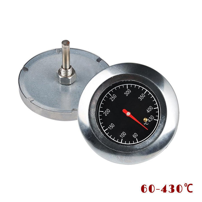 BBQ Smoker Grill Thermometer Gauge Stainless Steel
