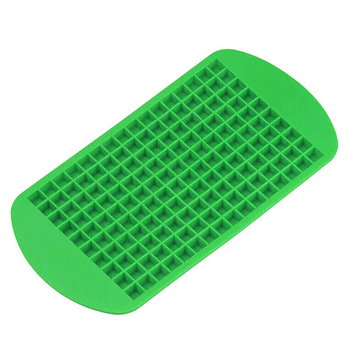 Mini Ice Cube Tray 160-Cube Food-Grade Silicone 24×12×1cm