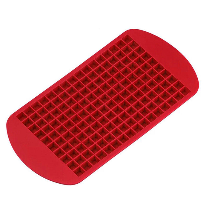 Mini Ice Cube Tray 160-Cube Food-Grade Silicone 24×12×1cm